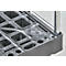 Schäfer Shop Select Rollbox BASICline, 4 côtés, avec porte avant en 1 partie, jusqu'à 500 kg, roues pivotantes &amp; fixes, L 724 x l 845 x H 1530 mm, acier &amp; PEHD recyclé