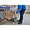 Schäfer Shop Select Rollbox BASICline, 4 côtés, avec porte avant en 2 parties, jusqu'à 500 kg, roues pivotantes &amp; fixes, L 724 x l 845 x H 1530 mm, acier &amp; PEHD recyclé