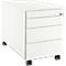 Schäfer Shop Select Rollcontainer 1233, 4 Schübe, mit Griffnut, weiß/weiß 