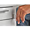 Schäfer Shop Select Rollcontainer 1233, mit Griff eckig, anthrazit/Eiche-Dekor