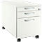 Schäfer Shop Select Rollcontainer 126, 3 Schübe, Griff rund, weiß/weiß 