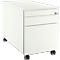 Schäfer Shop Select Rollcontainer 126, 3 Schübe, mit Griffnut, weiß/weiß 