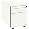 Schäfer Shop Select Rollcontainer 126, Utensilienauszug + Schubladen, abschliessbar, Spanplatte, B 428 x T 600 x H 540 mm, weiss