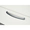 Schäfer Shop Select Rollcontainer LOGIN, 3 Schubladen, 1 Utensilienauszug, Zentralverriegelung, B 432 x T 580 x H 595 mm, weiß/graphit