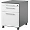 Schäfer Shop Select Rollcontainer SET UP mit HR, abschließbar, B 432 x T 580 x H 595 mm, graphit/weiß 