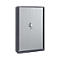 Schäfer Shop Select Rollladenschränke, 5 Ordnerhöhen, B 1200 mm, graphit/alusilber