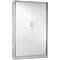 Schäfer Shop Select Rollladenschrank MS iCONOMY, Stahl, 5 Ordnerhöhen, B 1200 x T 400 x H 1935 mm, weißaluminium RAL 9006