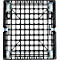 Schäfer Shop Select Rouleau de transport BASICline, jusqu'à 500 kg, barre de poussée rabattable, L 815 x l 724 x H 192 mm, PEHD recyclé, noir