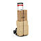 Schäfer Shop Select Sackkarre, Tragkraft 60 kg, klappbar, elastisches Spannband, 2 Bockrollen, Aluminium/Kunststoff, rot-schwarz-silber