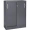 Schäfer Shop Select Schiebetürenschrank, 3 Ordnerhöhen, B 1200 mm, graphit RAL 7024