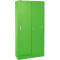 Schäfer Shop Select Schiebetürenschrank, 5 Ordnerhöhen, B 1200 mm, apfelgrün RAL 6018