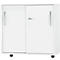Schäfer Shop Select Schiebetürenschrank LOGIN, 2 Ordnerhöhen, B 800 x T 420 x H 788 mm, weiß/weiß