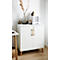 Schäfer Shop Select Schrank Start Off Wood, 2 OH, abschließbar, B 800 x T 420 x H 788 mm, Holz, weiß
