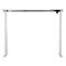 Schäfer Shop Select Schreibtisch ERGO-T, elektrisch höhenverstellbar, Rechteck, T-Fuß, B 1600 x T 800 x H 725-1185 mm, weiß/weißaluminium