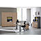 Schäfer Shop Select Schreibtisch LOGIN, manuell höheneinstellbar, C-Fuß, B 1600 x T 800 x H 660-820 mm, Eiche/weißalu