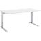 Schäfer Shop Select Schreibtisch Moxxo IQ, Rechteck, C-Fuß, B 1600 x T 800 x H 735 mm, weiß