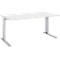 Schäfer Shop Select Schreibtisch Moxxo IQ, Rechteck, C-Fuß, B 1800 x T 800 x H 735 mm, weiß 
