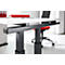 Schäfer Shop Select Schreibtisch SET UP, C-Fußgestell, 1200x800, weiß/graphit