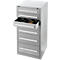 Schäfer Shop Select Schubladenschrank SF 70, 7 Schübe, weißaluminium RAL 9006 weißaluminium RAL 9006