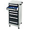 Schäfer Shop Select Schubladenschrank SFR 70, 7 Schübe, mit Rollen, lichgrau RAL 7035 anthrazitgrau RAL 7016