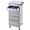 Schäfer Shop Select Schubladenschrank SFR 70, 7 Schübe, mit Rollen, weißaluminium RAL 9006 weißaluminium RAL 9006