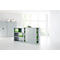 Schäfer Shop Select Schuifdeurkast MS iCONOMY, staal, 3 ordnerhoogten, B 1200 x D 400 x H 1215 mm, lichtgrijs RAL 7035