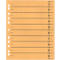 Schäfer Shop Select Separadores con pestañas, formato DIN A4, impresión lineal, 100 unidades, amarillo