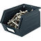 Schäfer Shop Select Sichtlagerkasten, Stahl, L 238 x B 149 x H 128 mm, 3,5 l, 8 kg, RAL 5008 (graublau)