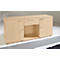 Schäfer Shop Select Sideboard, 2 portes + tiroir, verrouillable, Aggloméré, l. 1500 x P 420 x H 663 mm, érable