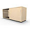 Schäfer Shop Select Sideboard, avec porte coulissante, verrouillable, aggloméré, l. 1600 x P 500 x H 663 mm, réglable à droite, érable
