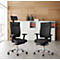Schäfer Shop Select Siège de bureau SSI PROLINE P3 DELUXE, mécanisme synchrone, sans accoudoirs, assise capitonnée confortable, avec repose-tête