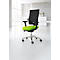 Schäfer Shop Select Silla de oficina SSI PROLINE S3, mecanismo sincronizado, con reposabrazos, respaldo de malla 3D, asiento ergonómico, amarillo verde/negro