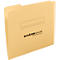 Light brown file folder with rectangular label area and logo. Text: SCHÄFERSHOP.