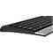 Schäfer Shop Select Sparset teclado y ratón inalámbricos Highline, QWERTZ, reposamanos, ratón con 5 teclas, hasta 1600 dpi, hasta 10 m, negro-plateado