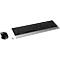 Schäfer Shop Select Sparset teclado y ratón inalámbricos Highline, QWERTZ, reposamanos, ratón con 5 teclas, hasta 1600 dpi, hasta 10 m, negro-plateado