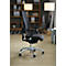 Schäfer Shop Select SSI PROLINE S3+ bureaustoel, met armleuningen, 3D synchroonmechanisme, vlakke zitting, 3D netrugleuning, zwart/zilver
