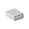 Schäfer Shop Select SSI SCHÄFER Schubladenschrank 27-36, 1 Schub, bis 200 kg, B 564 x T 725 x H 250 mm, lichtgrau/lichtgrau