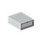 Schäfer Shop Select SSI SCHÄFER Schubladenschrank 27-36, 1 Schub, bis 200 kg, B 564 x T 725 x H 250 mm, weißaluminium/weißaluminium