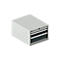 Schäfer Shop Select SSI SCHÄFER Schubladenschrank 27-36, 3 Schübe, bis 200 kg, B 564 x T 725 x H 400 mm, anthrazitgrau/lichtgrau
