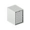 Schäfer Shop Select SSI SCHÄFER Schubladenschrank 27-36, 7 Schübe, bis 200 kg, B 564 x T 725 x H 800 mm, lichtgrau/lichtgrau