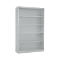 Schäfer Shop Select Stahlregal MS iCONOMY, 5 Ordnerhöhen, B 1200 x T 400 x H 1935 mm, weißaluminium RAL 9006