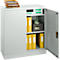 Schäfer Shop Select Stahlschrank, 2 OH, 2 höhenverstellbare Einlegeböden, Drehzylinderschloss, B 916 x T 422 x H 1000 mm, lichtgrau RAL 7035/lichtgrau RAL 7035