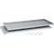 Schäfer Shop Select Stalen legborden, blank aluminium, 1200 mm breed, 2 stuks