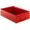 Schäfer Shop Select stapelbak, 16 l, 100 kg, L 478 x B 307 x H 120 mm, staal, RAL 3000 (vuurrood)
