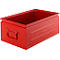 Schäfer Shop Select stapelbak, 29,5 l, 50 kg, L 527 x B 308 x H 200 mm, staal, RAL 3000 (vuurrood)