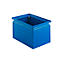 Schäfer Shop Select stapelbak, 3,5 l, 8 kg, L 210 x B 147 x H 130 mm, staal, RAL 5015 (hemelsblauw)
