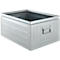 Schäfer Shop Select stapelbak, 83 l, 250 kg, L 658 x B 459 x H 300 mm, staal, elektrolytisch verzinkt