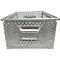 Schäfer Shop Select stapelbak, geperforeerd, met valgrepen, 26,5 l, 150 kg, L 449 x B 308 x H 201 mm, plaatstaal, verzinkt