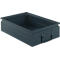 Schäfer Shop Select Stapelbox, 16 l, 100 kg, L 478 x B 307 x H 120 mm, Stahl, RAL 5008 (graublau)