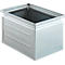 Schäfer Shop Select Stapelbox, 3,5 l, 8 kg, L 210 x B 147 x H 130 mm, Stahl, galvanisch verzinkt